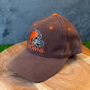 Logo Athletic Cleveland Browns Hat Mens One Size Brown Embroidered Vintage Cap